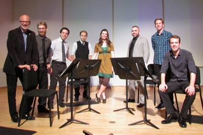JACK Quartet with New College alumni composers in 2012