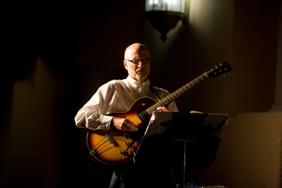 Stephen Miles on guitar