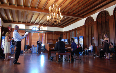 Song Books in Music Room