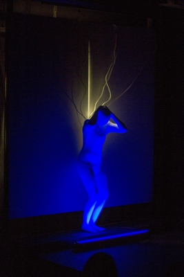 Erica Gressman performing Wall of Skin